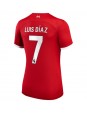 Liverpool Luis Diaz #7 Domácí Dres pro Dámské 2023-24 Krátký Rukáv